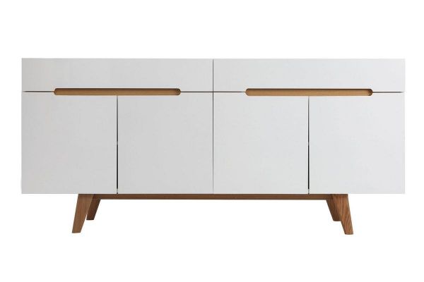 Sideboard weiß Holz skandinavisch Linsell ll 1